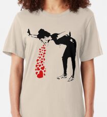 Lovesick - Banksy, Streetart Street Art, Grafitti, Artwork, Design For Men, Women, Kids Slim Fit T-Shirt