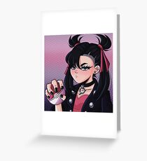 Pokemon Marnie Greeting Cards Redbubble