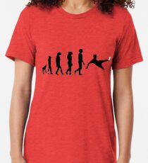 Evolution-Fußball Vintage T-Shirt