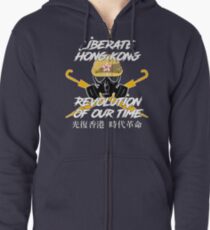 Liberate Hong Kong The Revolution of Our Times - Original Design Zipped Hoodie