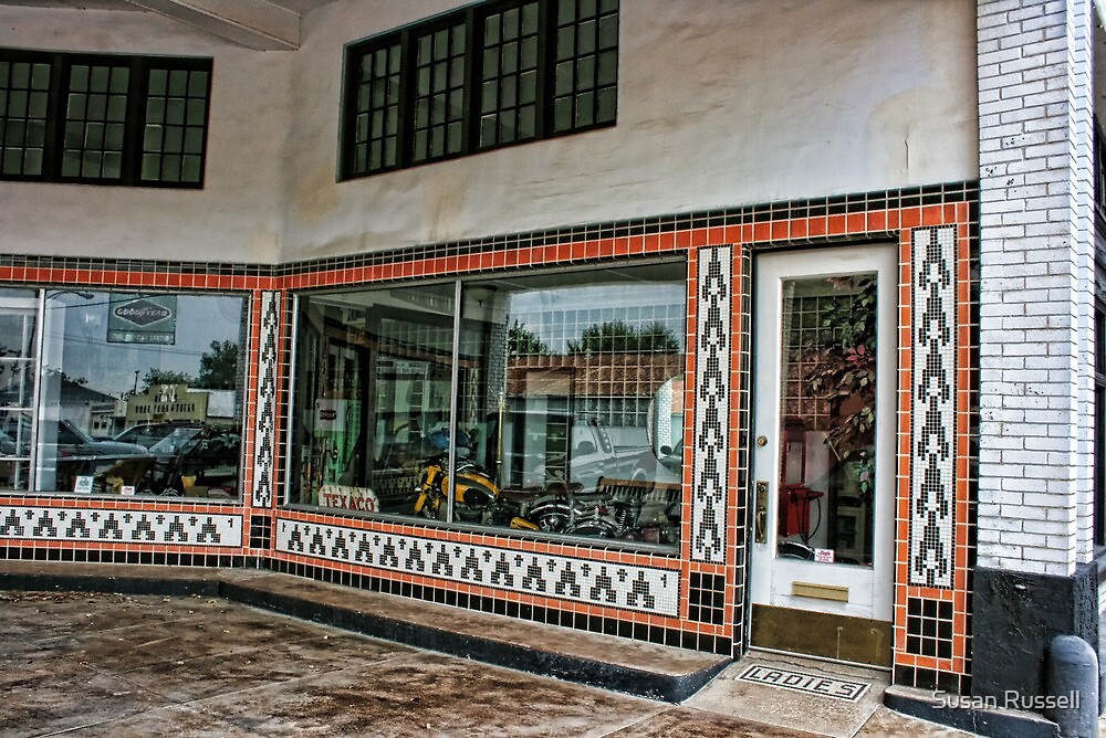 "Grimes Garage in Hillsboro, Texas" by Susan Russell Redbubble