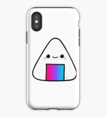 Onigiri LGBT+ Androgyne Flag iPhone Case
