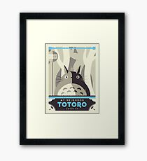 Lámina enmarcada Mi vecino Totoro