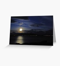 Arctic moon Greeting Card