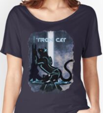 Tron Cat Women's Relaxed Fit T-Shirt