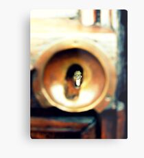 Peek - Bicycles through a Keyhole Metal Print