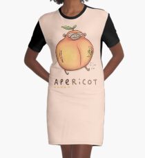 Apericot Graphic T-Shirt Dress