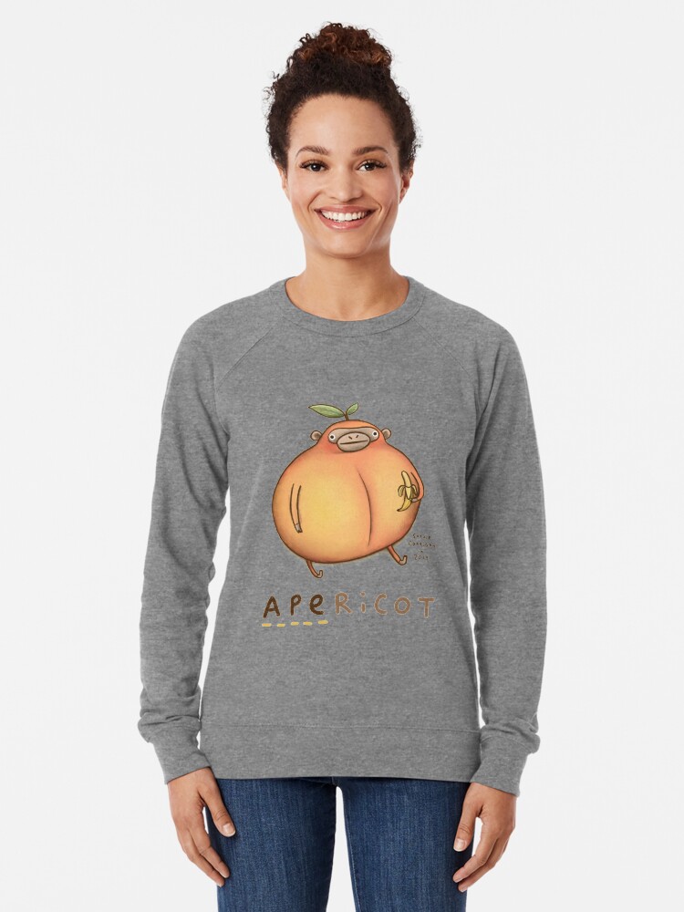 Alternate view of Apericot Lightweight Sweatshirt