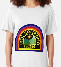 USS NOSTRAMO -ALIENS Slim Fit T-Shirt