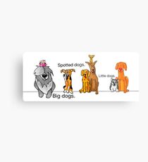 Dogs, Dogs, Dogs! Metal Print