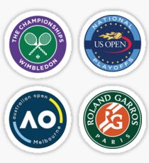 4 in 1 Grand Slam Circles Sticker