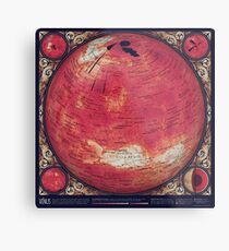 A Topographic Map of Venus Metal Print