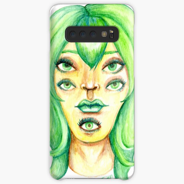 Green Hair, Golden Skin Samsung Galaxy Snap Case