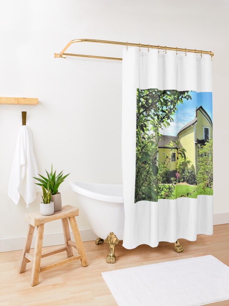 "Country Cottage" Shower Curtain by Lesliebc Redbubble