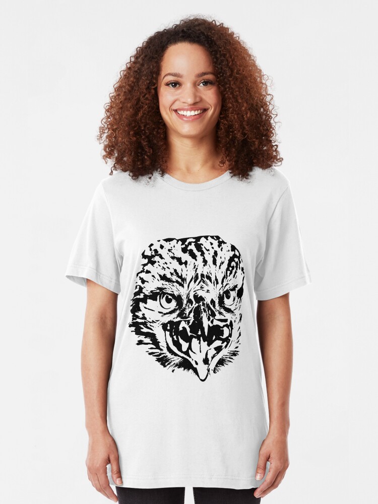 Alternate view of Eagle head predators Slim Fit T-Shirt
