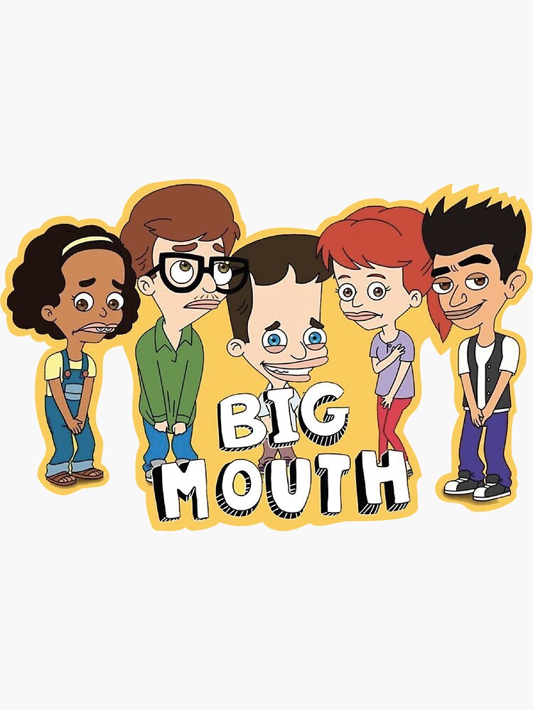 "Big Mouth" Sticker by jenniferpeters Redbubble