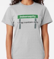 Indooroopilly May Contain Nuts Classic T-Shirt