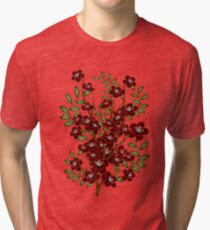 Winter flowers Tri-blend T-Shirt