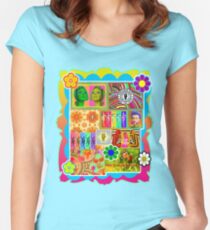 PSYCHEDELIC! Women's Fitted Scoop T-Shirt