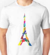 Eiffel tower abstract - Paris, France Unisex T-Shirt