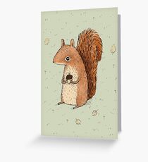 Sarah the Squirrel Greeting Card