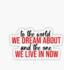 Hadestown - To the World We Dream About Sticker