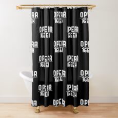 Opera Musical Orchestra Shower Curtain