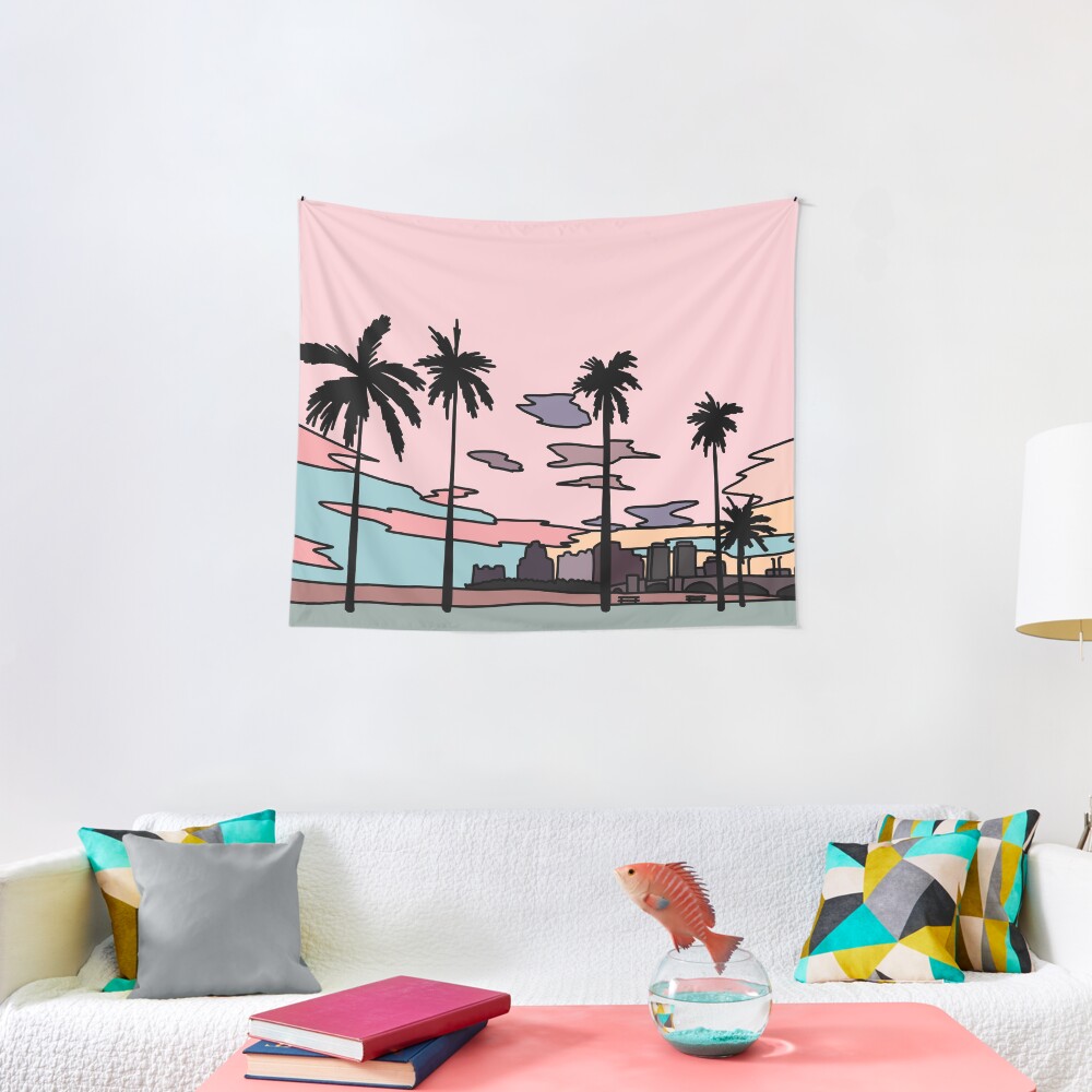 Florida sunset by Elebea Tapestry