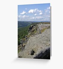 Living On The Edge Greeting Card