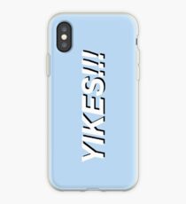 Yikes!!! Blue iPhone Case