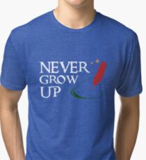 Never Grow Up Tri-blend T-Shirt