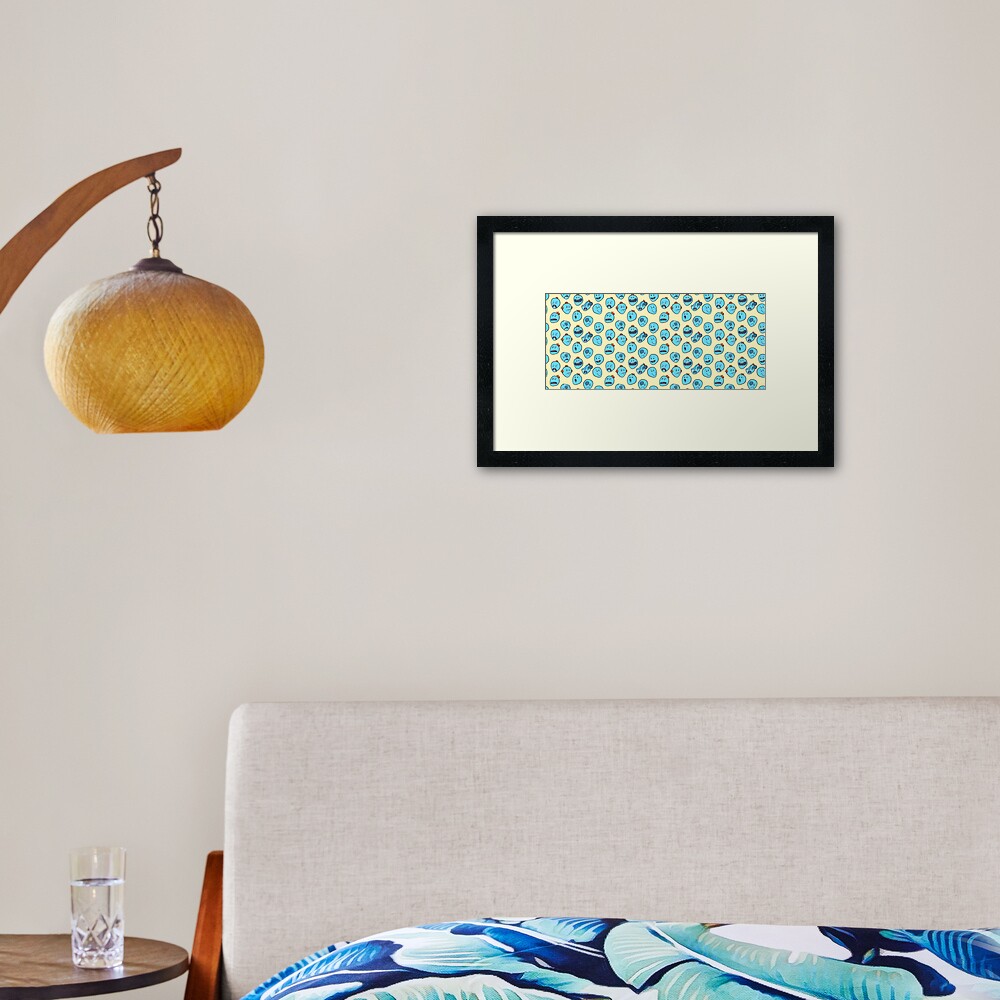 mr meeseeks look at me! Framed Art Print