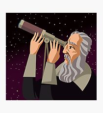 galileus watching the sky Photographic Print