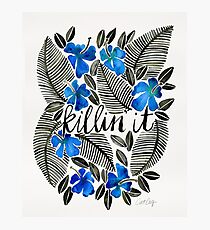 Killin' It – Tropical Blue Photographic Print