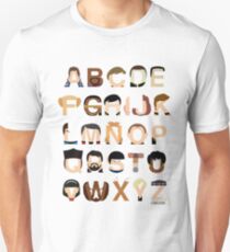 Star Trek Alphabet Slim Fit T-Shirt