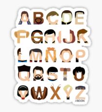 Star Trek Alphabet Sticker