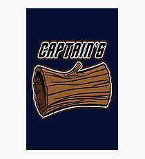 STAR TREK CAPTAINS LOG DESIGN -star trek rb partner program Photographic Print