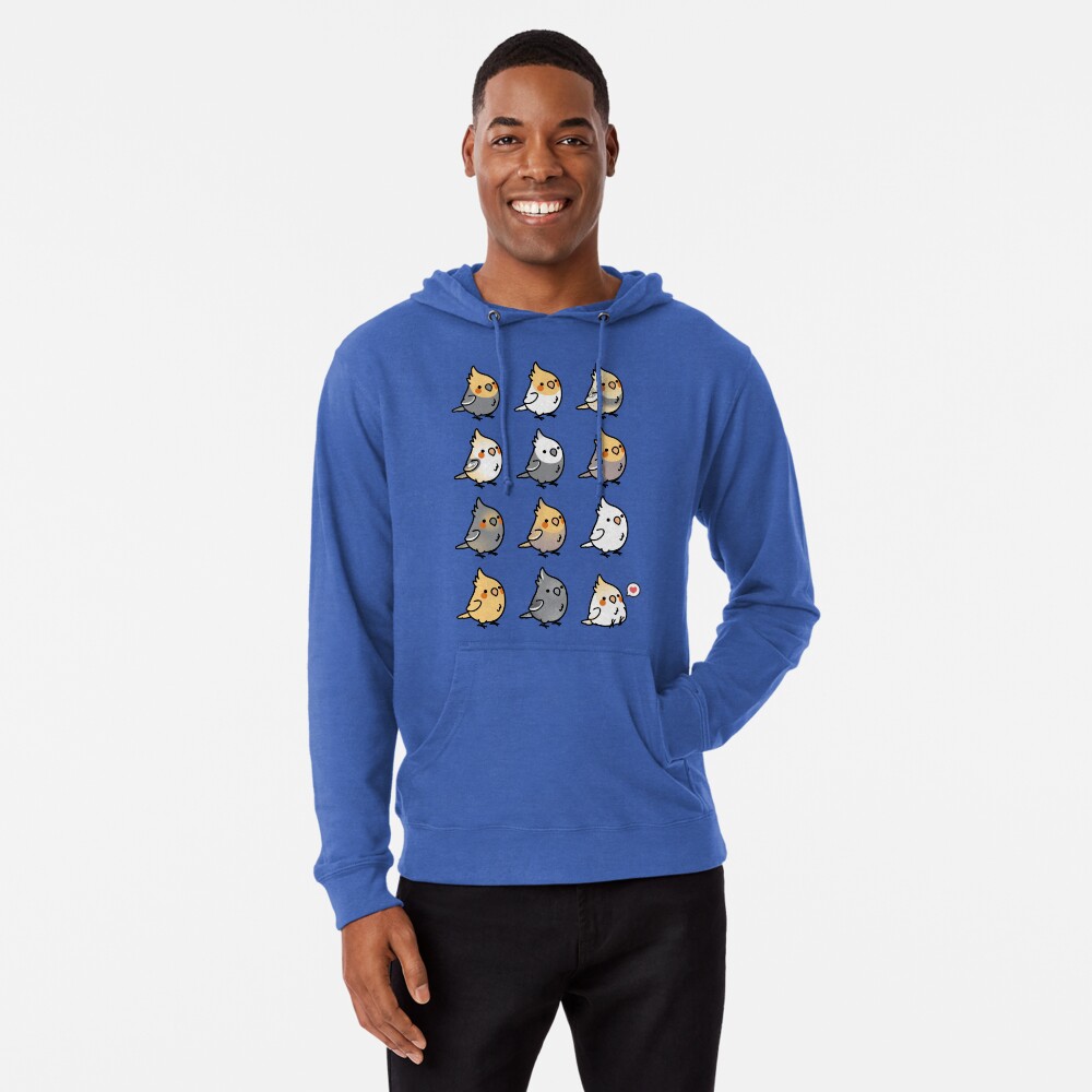 Chubby Cockatiel Collection Lightweight Hoodie