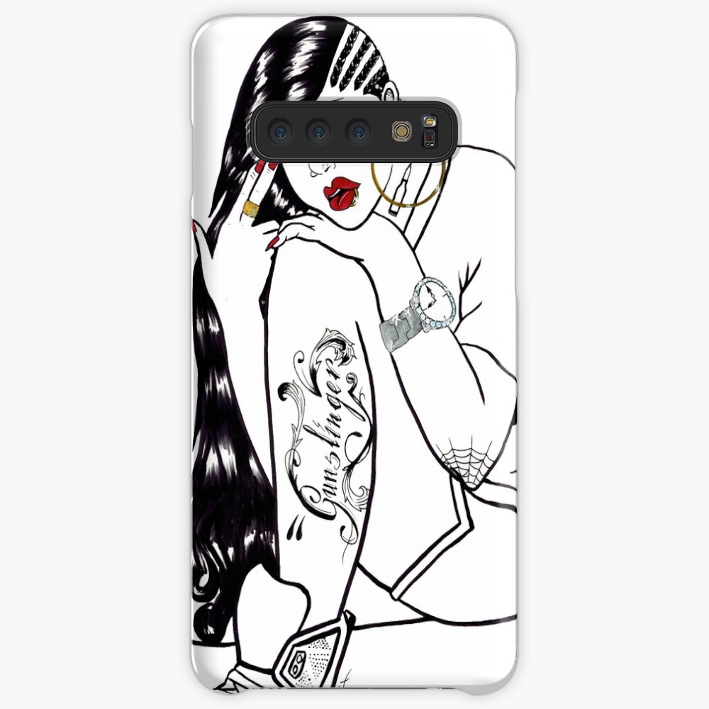 Blackwater girl - Gunslinger Case & Skin for Samsung Galaxy