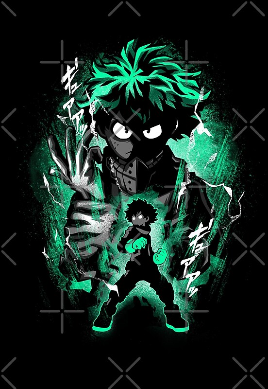 infinite deku with eri glow in the dark