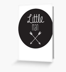 Little man art print Greeting Card