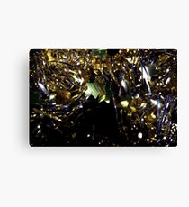 "Tinsel Stars" (Christmas Card) Canvas Print