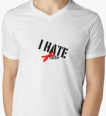 I hate x-factor Men's V-Neck T-Shirt