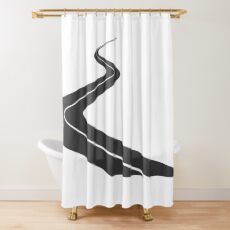 Road Shower Curtain
