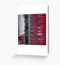 Muddy car Greeting Card