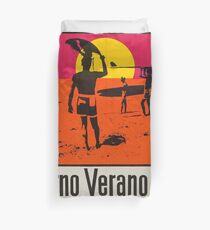 Endless Summer Vintage Poster (In Spanish), 1966 Surf Sport Documentary Poster, Artwork, Prints, Posters, Tshirts, Men, Women, Kids Duvet Cover