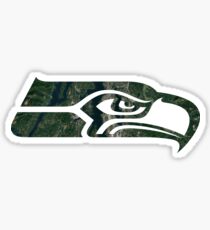 Satellite Map - SEA Seahawks Sticker