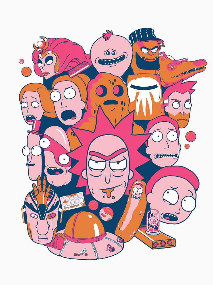 Rick und Morty Collage von ToastMonsters