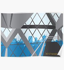 30 St Mary Axe, London Poster