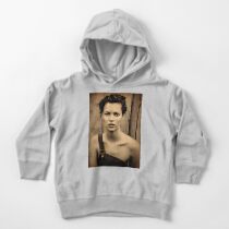 Kate Moss old digitally manipulated sepia photo Toddler Pullover Hoodie